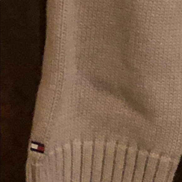 Tommy Hilfiger Men's XL 2009 Sweater NWT sherpa collar 1/4 zip oatmeal color - Picture 9 of 12